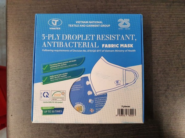 Mund- und Nasenmaske - waschbar (Einheitsgröße)